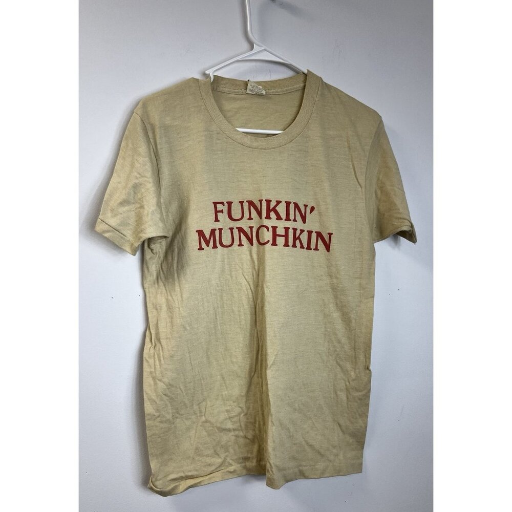 Vintage/Retro/Grunge/Rock/One Stitch/Rare Funkin Munchkin Tee Shirt Large 🤩